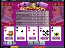 Playtech 4 Line Aces and Faces Video Poker